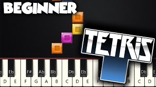 Tetris Theme Song | BEGINNER PIANO TUTORIAL + SHEET MUSIC by Betacustic