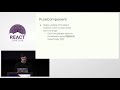 Render Props, PureComponent and Reactivity lightning talk, by Karl Dray