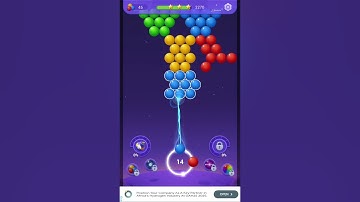 Bubble shooter game #cartoon games baby #kids # smile الوان كوره أطفال كرتون العاب