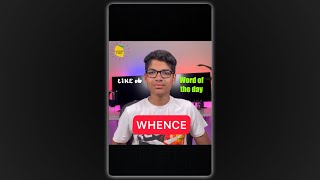 Whence Meaning | Synonym | Antonym | Examples | Word of the Day English | #shorts #Lessonade_English