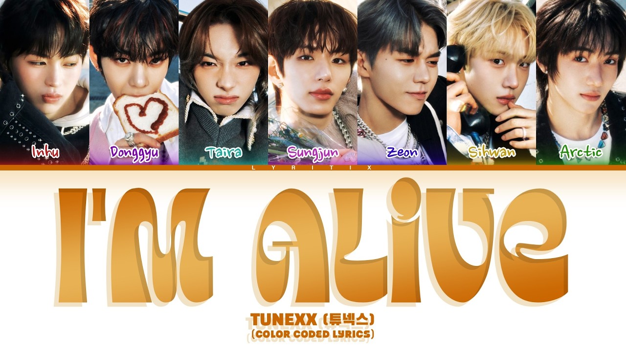 TUNEXX (튜넥스) '내가 살아있다는 증거 (I'm Alive)' Color Coded
