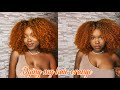 Dying my hair orange | Length check 3 Years after big chop | NATURAL HAIR