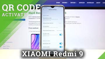 XIAOMI Redmi 9 and QR Scanner - How to Allow Camera to Scan QR Codes