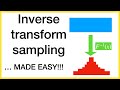 Inverse Transform Sampling ... MADE EASY!!!
