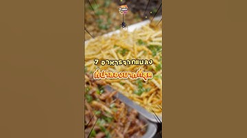 7 สุดยอดเมนูแมลง อร่อยจนต้องลอง