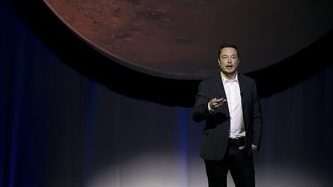Elon Musk unveils his plans to colonize Planet Mars