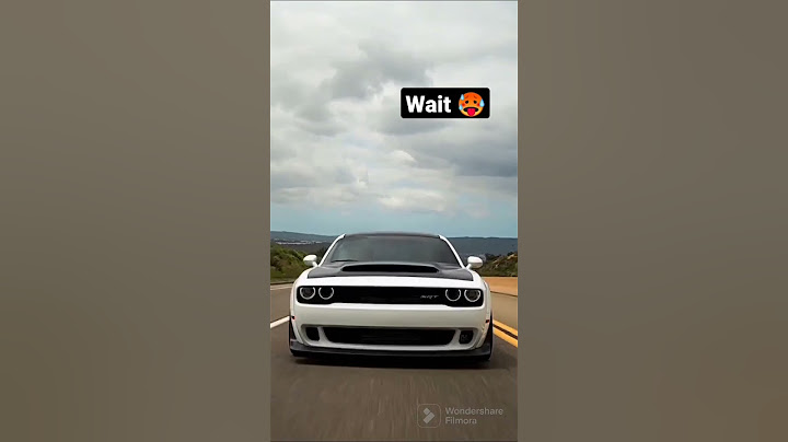Wait 🥵 Sound Of Dodge Challenger 🔥 Supercharged‼️