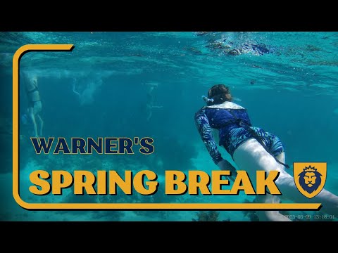 Warner University's Science Department Spring Break Trip to John Pennekamp State Park 2023