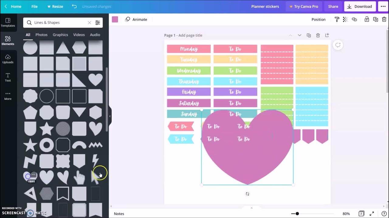 How to create and sell planner stickers How to create planner stickers in Canva and sell on