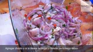 RECETA: Cebiche peruano de Tilapia (pescado) en 11 minutos