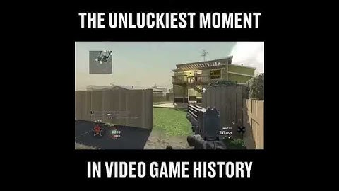 The most unlucky person in the history of video games