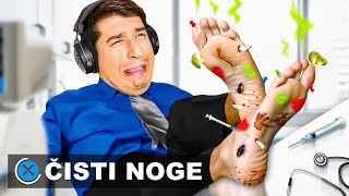 ČISTIM SMRDLJIVE NOGE 24 SATA!!! *ispovracao se*🤮