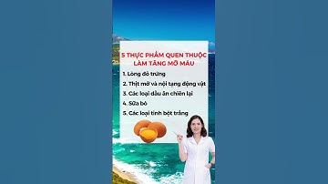 5 THỰC PHẨM LÀM TĂNG MỠ MÁU | DƯỢC SĨ ĐẠI MINH #dsdaiminh #dinhduong #shorts #health