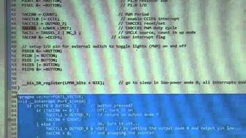 MSP430 Breathing PWM Update 1
