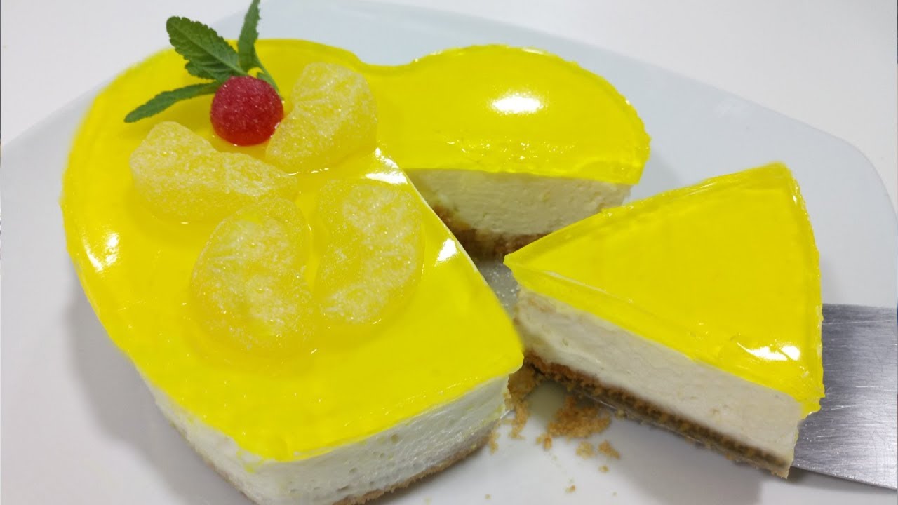 TARTA DE LIMÓN SIN HORNO PARA SAN VALENTIN !