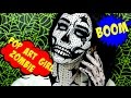 Pop Art Girl Zombie Halloween Makeup Tutorial