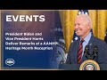 President Biden and Vice President Harris Deliver Remarks at a AANHPI Heritage Month Reception