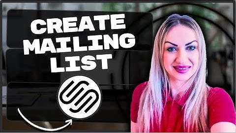 How to Create a Mailing list on Squarespace | Squarespace Tips 2025