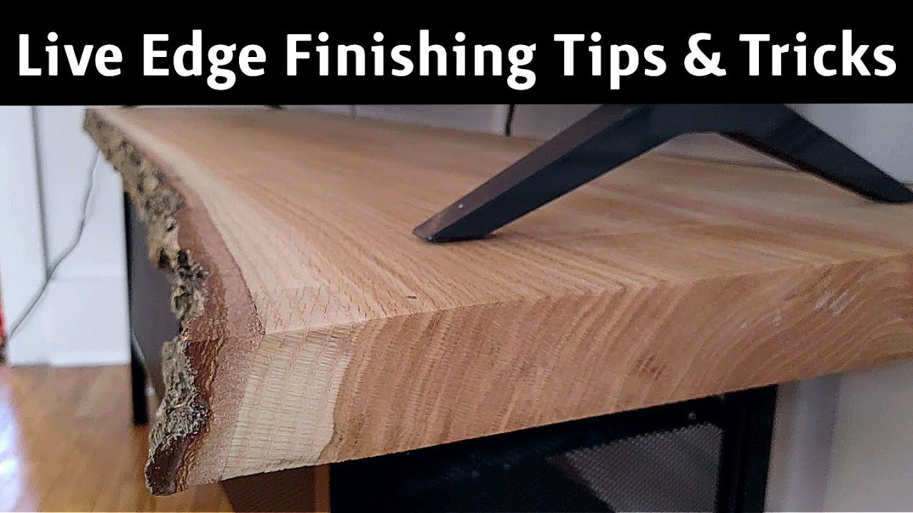 How To Finish A Live Edge Slab