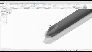 Изготовление рабочей части крестовой отвертки в Creo Parametric 4.0