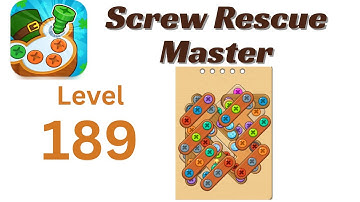 Screw Rescue Master Level 189 Walkthrough 🔩🧩 | Go Answer