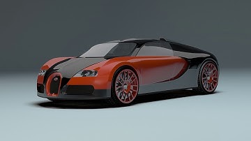 c4d Bugatti Veyron