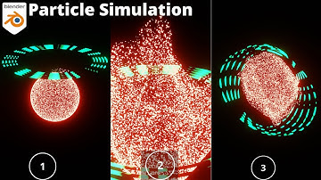 Blender Tutorial - Creating Sci-Fi Sphere Particle Simulation in Eevee | Blender Timelapse