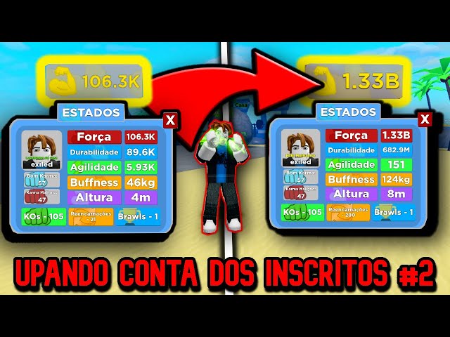 ficando Blindão no muscle legends (muscle legends: ROBLOX)#2💪🦊 