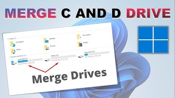 How to merge C and D drive in windows 11