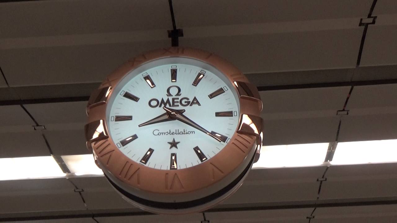 omega constellation clock