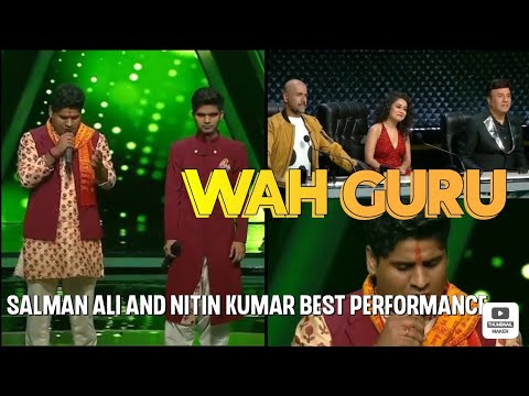 Salman Ali & Nitin kumar set the indian idol stage on fire on sony tv#music