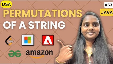 Permutations of a String ✅ | STRING 🎯 | GFG | LeetCode | JAVA | DSA 🔥