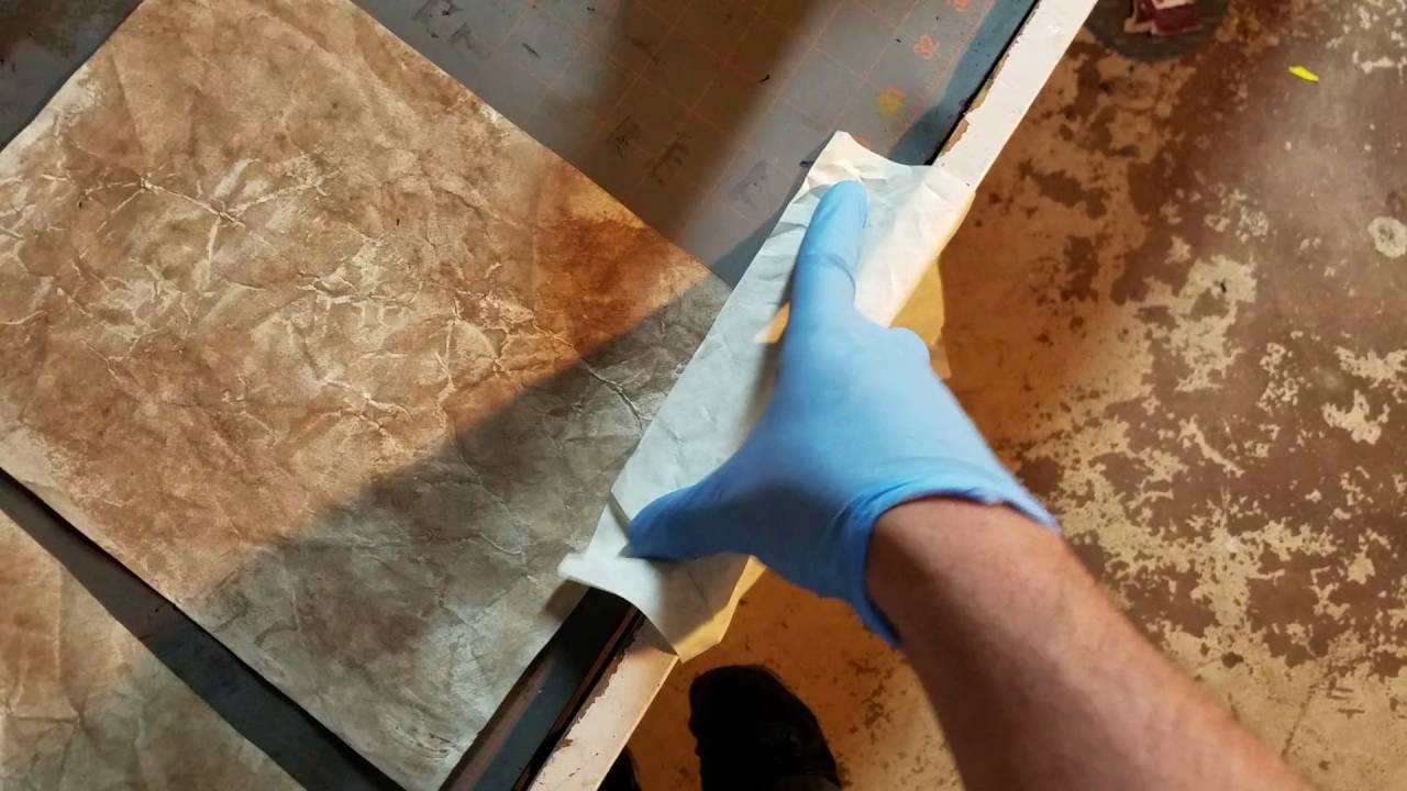 Dry method to aging paper or weathering pages YouTube
