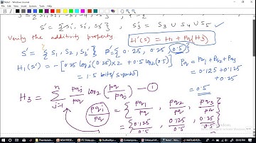 Lecture 4 ITC Numericals on Entropy and Introduction to Discrete Memoryless Channel
