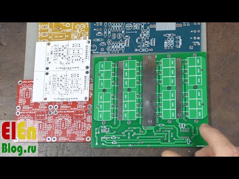 Усилитель, защита и другие печатные платы с JLCPCB