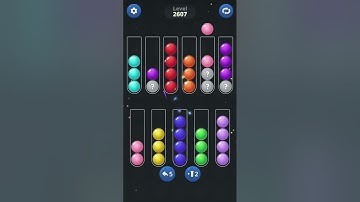 Ball Sort by Infinite Joy: Levels 2606, 2607, 2608