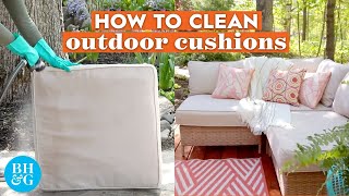 How to Clean Outdoor Cushions for a Fresh Outdoor Space | Basics | Better Homes & Gardens