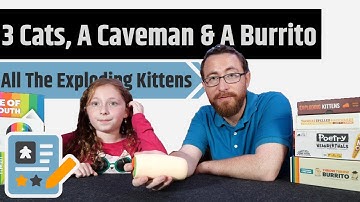3 Cats, A Neanderthal & A Burrito Walk Into A Bar - An Exploding Kittens Review Lineup