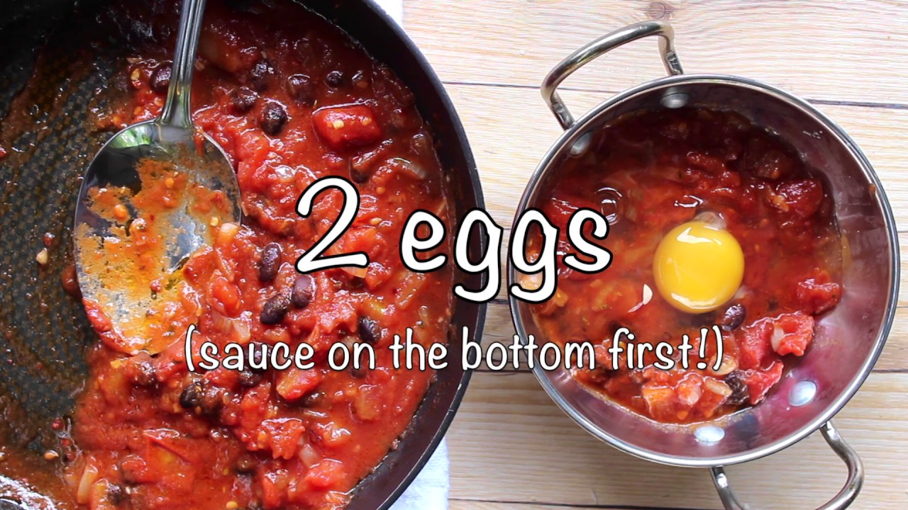 BLACK BEAN BAKED EGGS YouTube