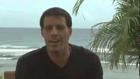 Tony Robbins Business Mastery talking about Click Funnels Founder Russell Brunson