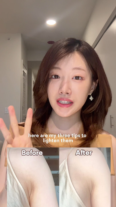3 tips to brighten dark underarms & body skin #shorts