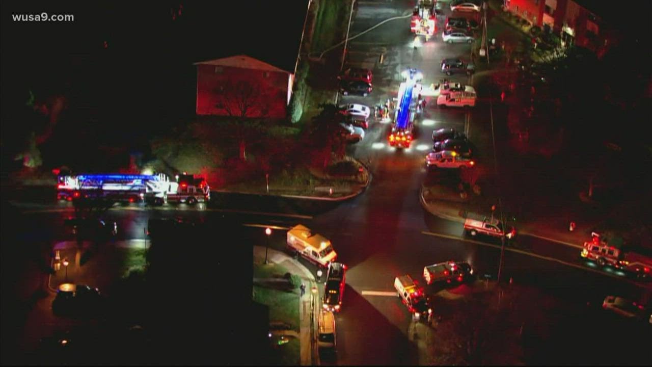 Nine people taken to hospital after two-alarm fire in Fairfax County ...