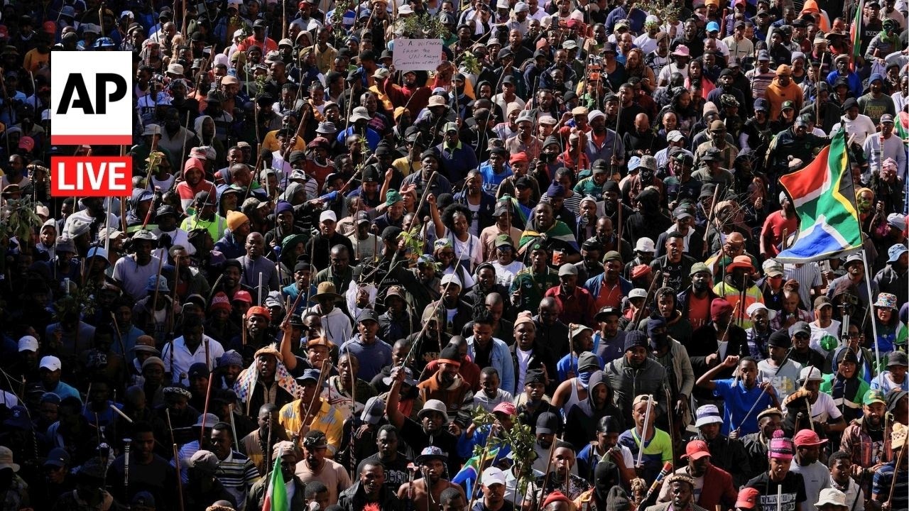 LIVE: Anti-immigration Protesters March in South Africa
