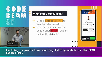 Rustling up predictive sporting betting models on the BEAM - DAVID LUCIA