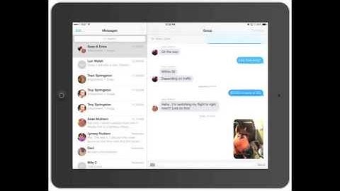 How to use Messages in iOS 7