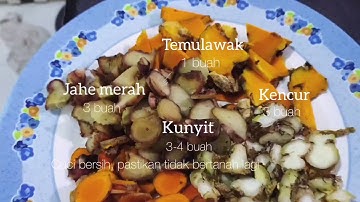 Jamu Kunyit, Temulawak, Jahe, Kencur | Menjaga Stamina dan Daya Tahan Tubuh