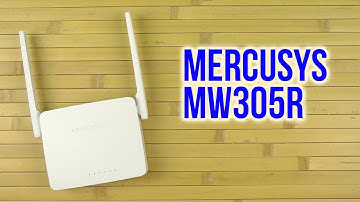 Распаковка Mercusys MW305R