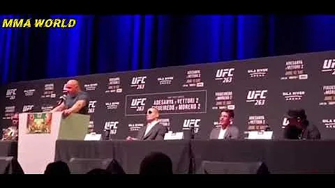 UFC 263 press conference | Nate Diaz offers joint to Marvin Vettori and Brandon Moreno 🤣🤣