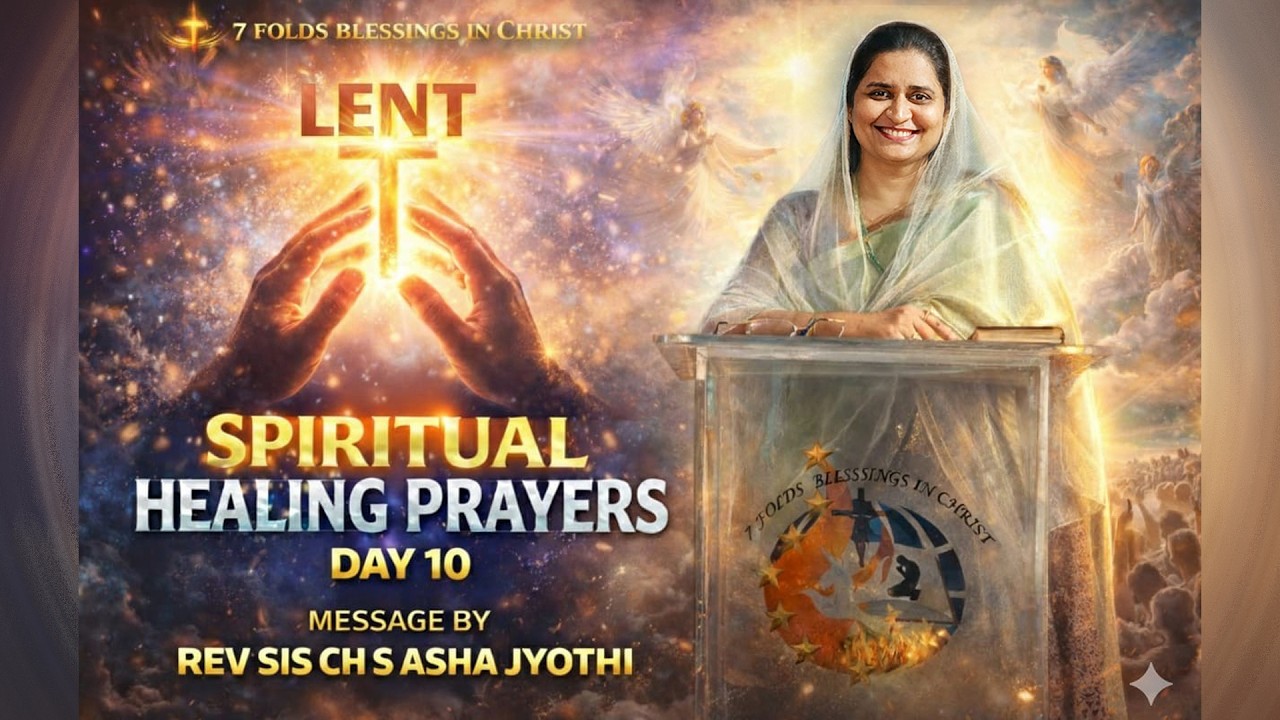 LENT 40 DAYS |FASTING PRAYERS |  ఆశా జ్యోతి గారు |DAY 10 |12:30pm DHARMA PETA COMUNITY HALL, Kurnool