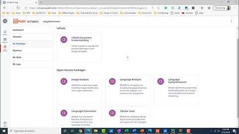 Introducing UiPath AI Fabric | UiPath Tutorial ML Skills | Part 1